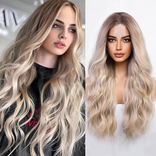 Wig (wavy long hair)