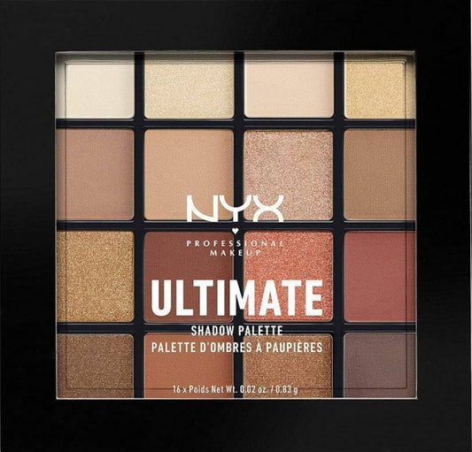 NYX ultimate shadow palette 16 colours warm neutral