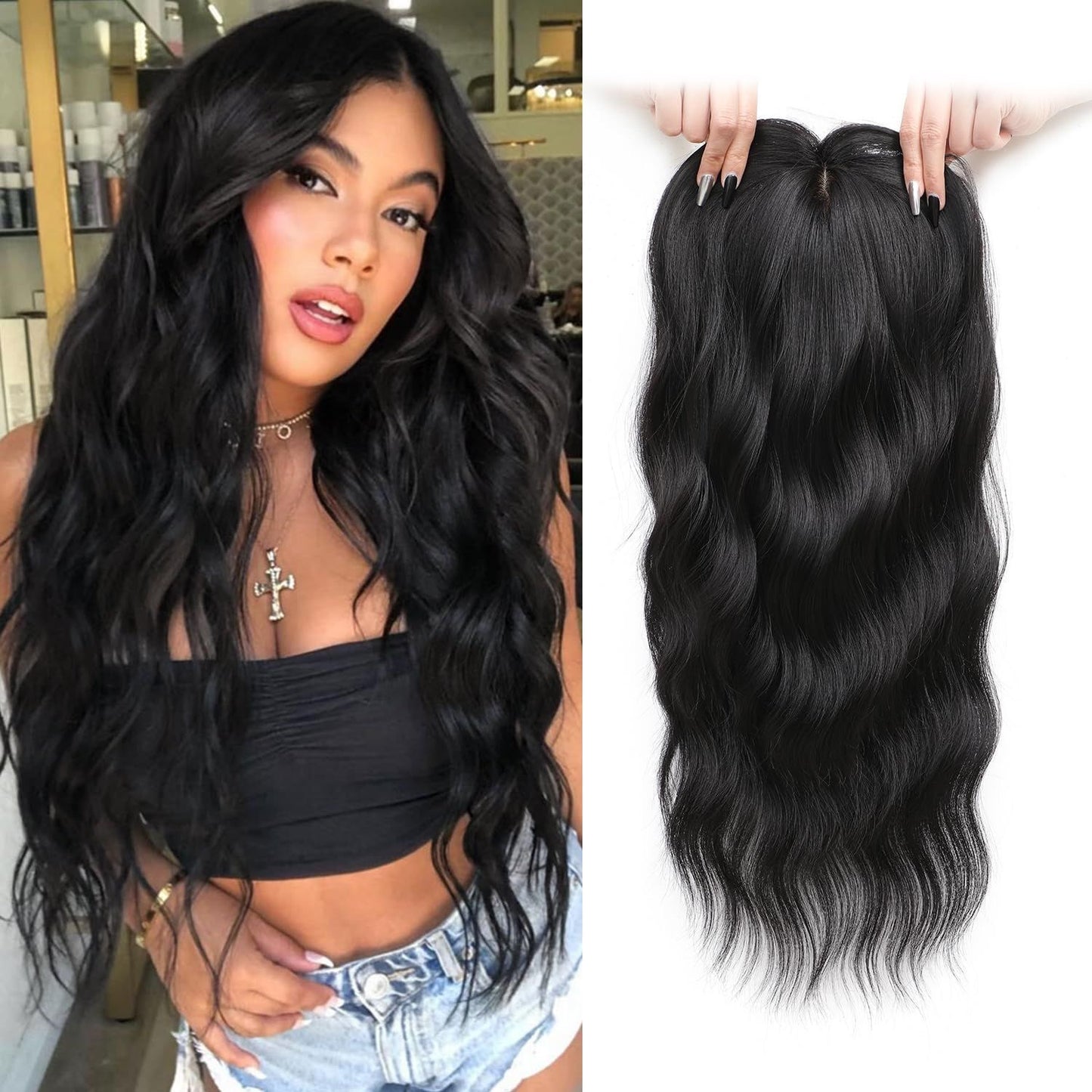 Hair extensions (wavy long hair)