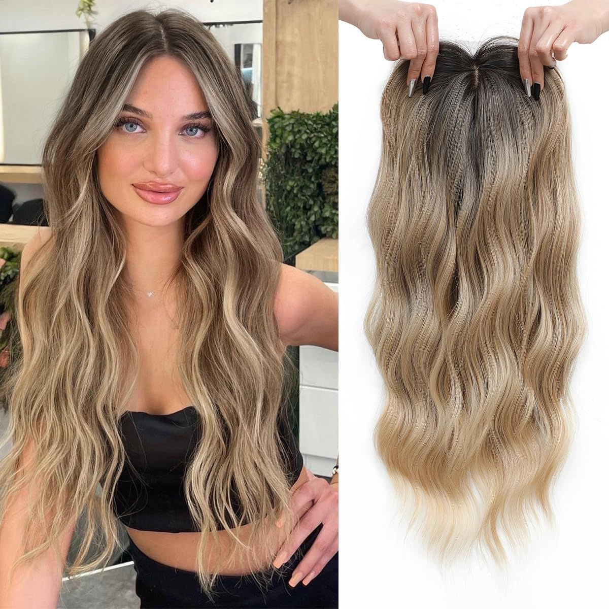 Hair extensions (wavy long hair)
