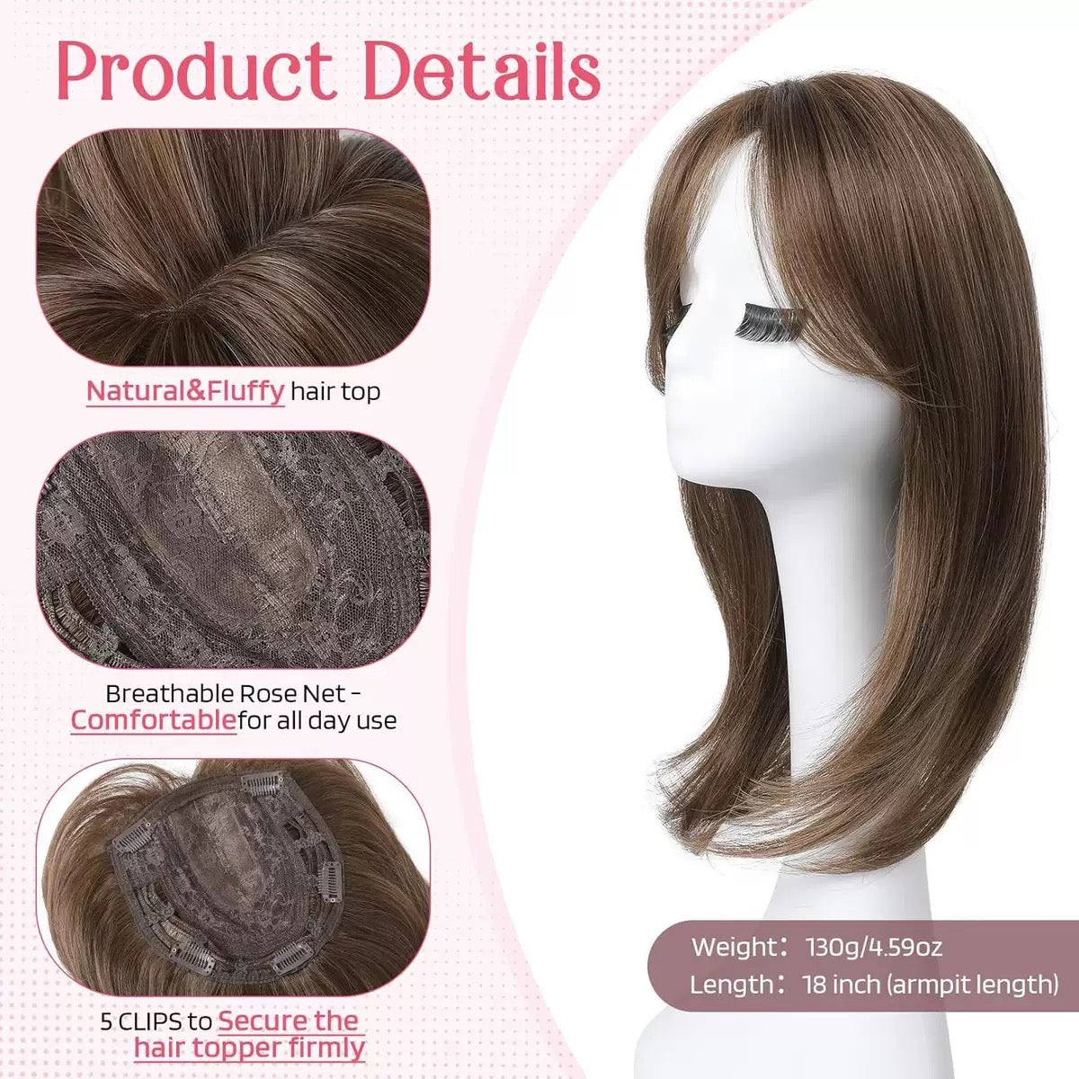 Hair extension (straight hair)